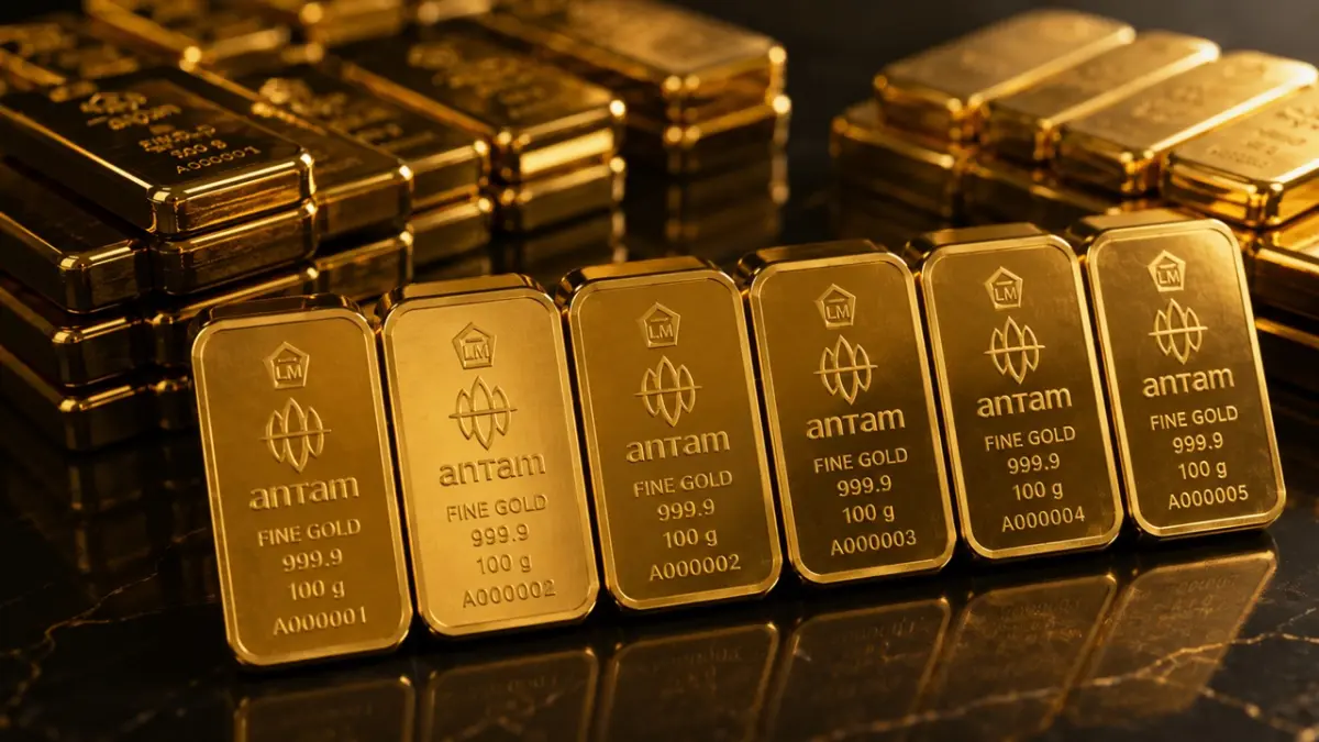 Cek daftar harga emas Antam hari ini 13 Juli 2026 anjlok guna mempermudah pemilihan informasi investasi emas Antam dan harga logam mulia Antam terbaru bagi kamu minggu ini.