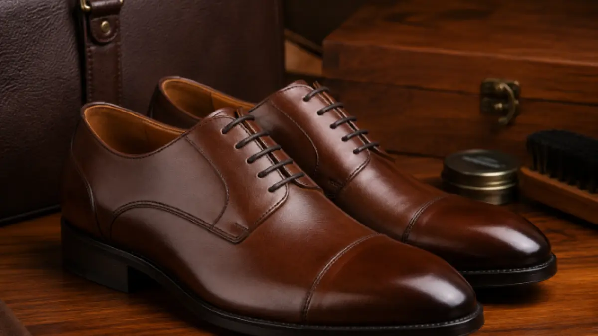 Sepatu kulit (AI/Halojember)