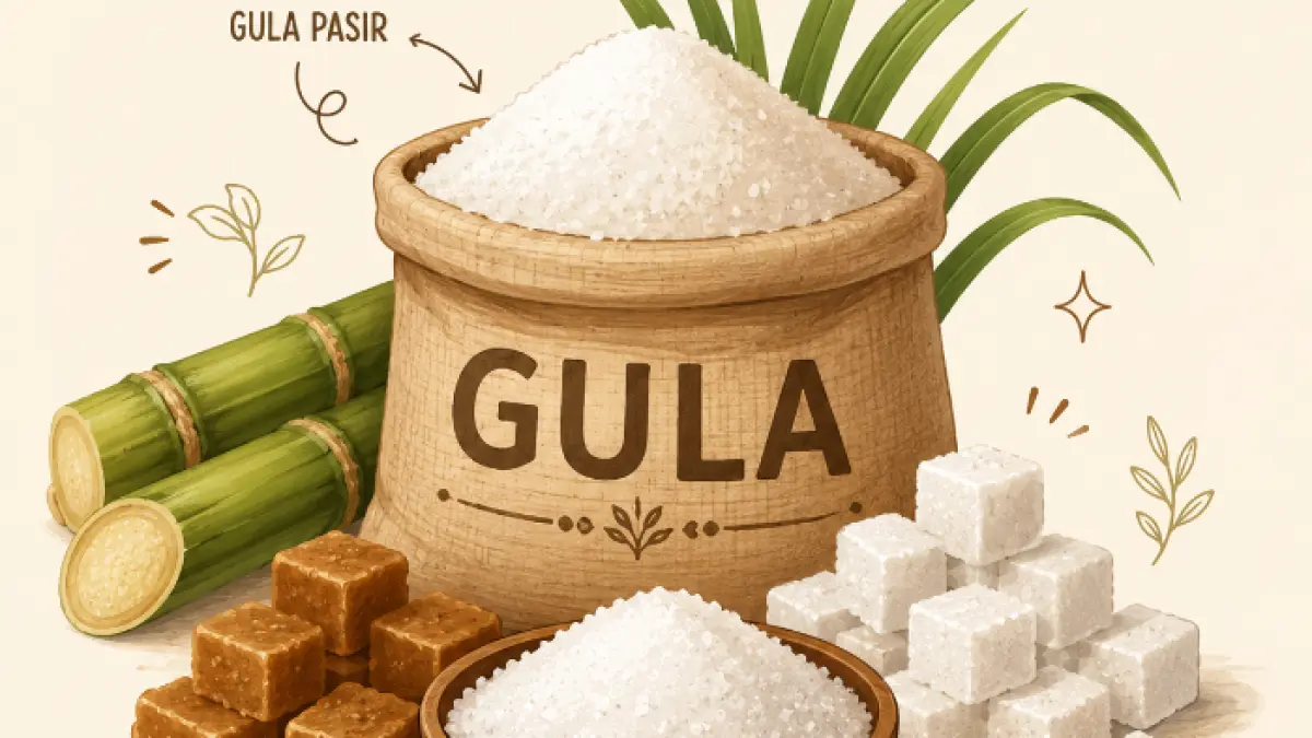 Ilustrasi gula (AI/Halojember)