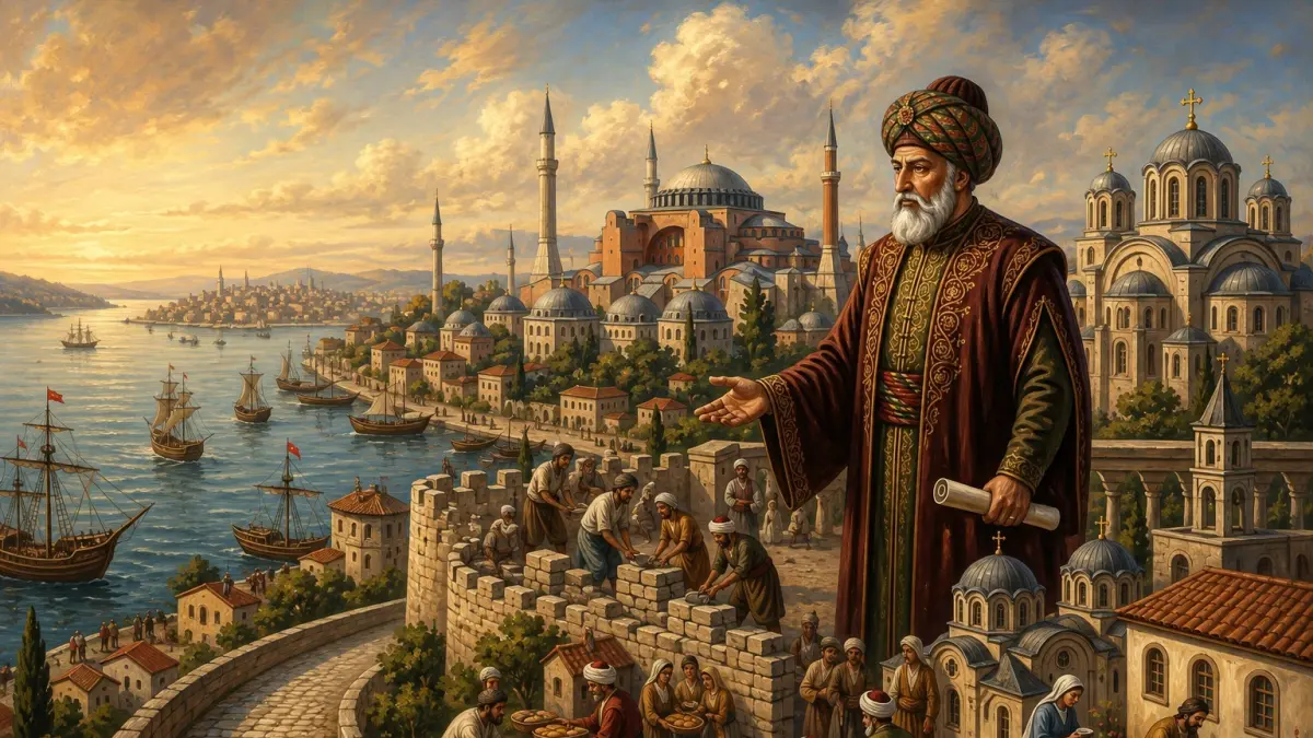 Ilustrasi Puisi Sultan Mehmed (Ijal/AI/RJ)