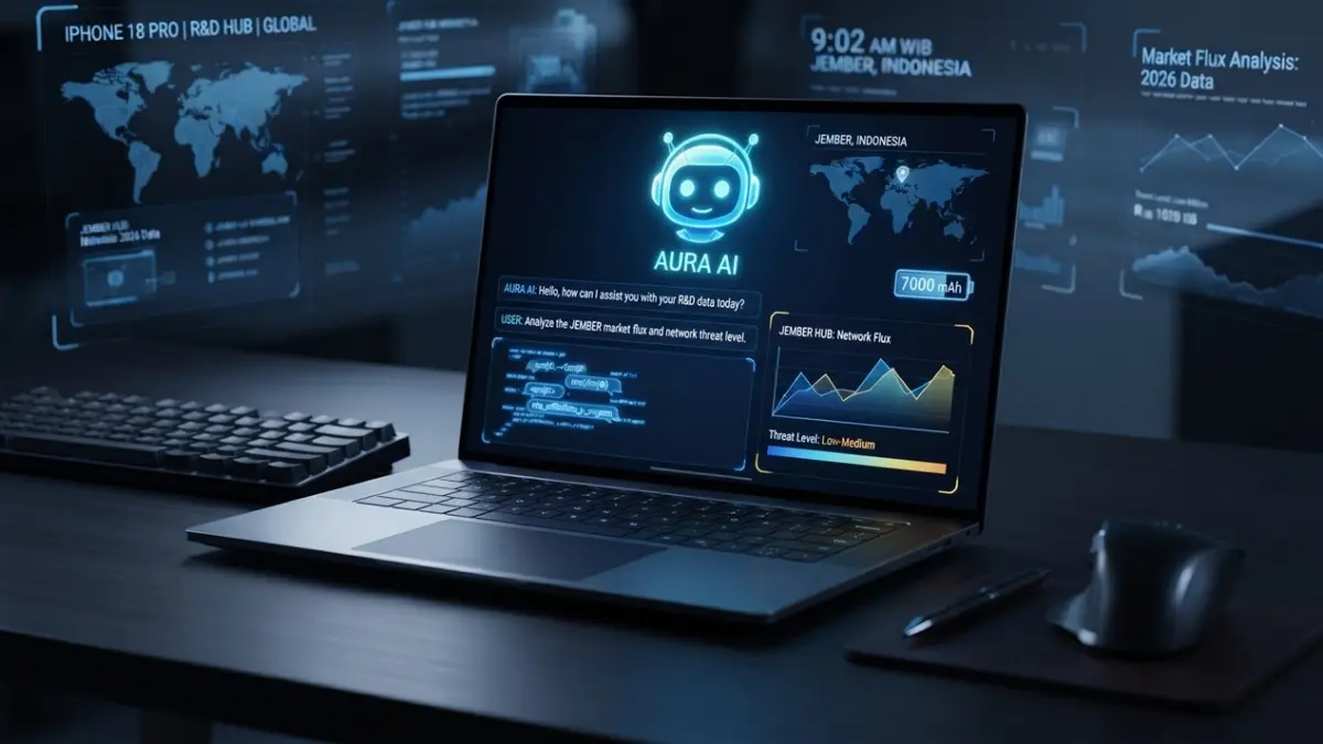 Berdasarkan hasil survei global terbaru, platform AI Google Gemini dinobatkan sebagai layanan kecerdasan buatan yang paling memuaskan pengguna di tahun 2026. (Ilustrasi AI)