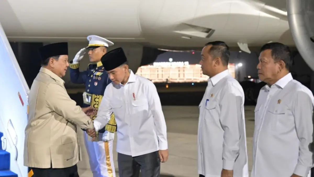 Presiden Prabowo Tiba di Tanah Air Usai Hadiri KTT BRICS 2026. (Mensesneg RI)