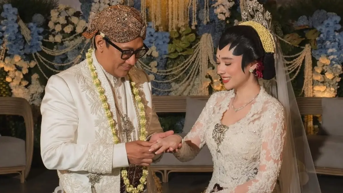 Andre Taulany dan Amanda Rigby resmi menikah (Instagram @andretaulany)