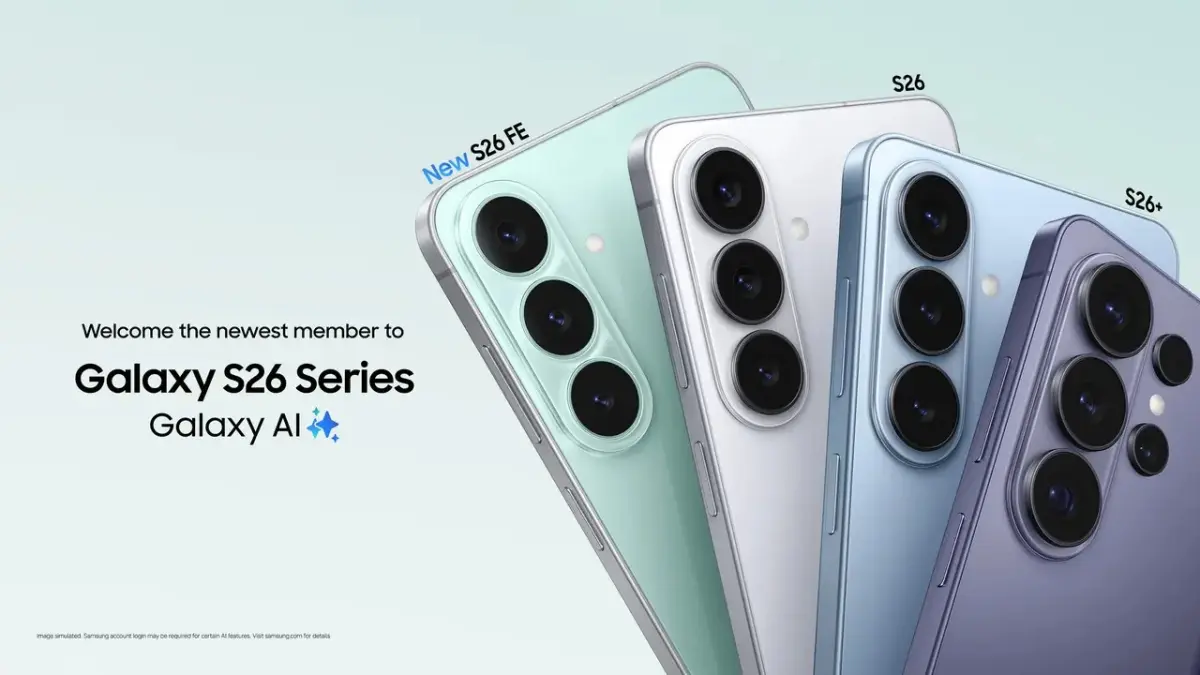 Smartphone Samsung Galaxy S26 FE resmi hadir dengan kamera utama 50 MP, ditenagai chipset Exynos 2500, serta baterai 4.900 mAh. (Samsung Newsroom Indonesia)