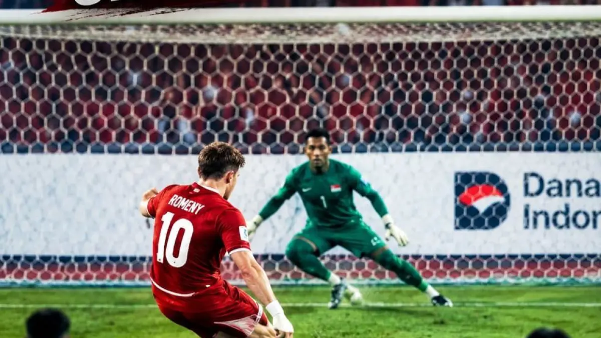 Timnas Tundukkan Singapura 2-0. (Rosadi Jamani/ai)