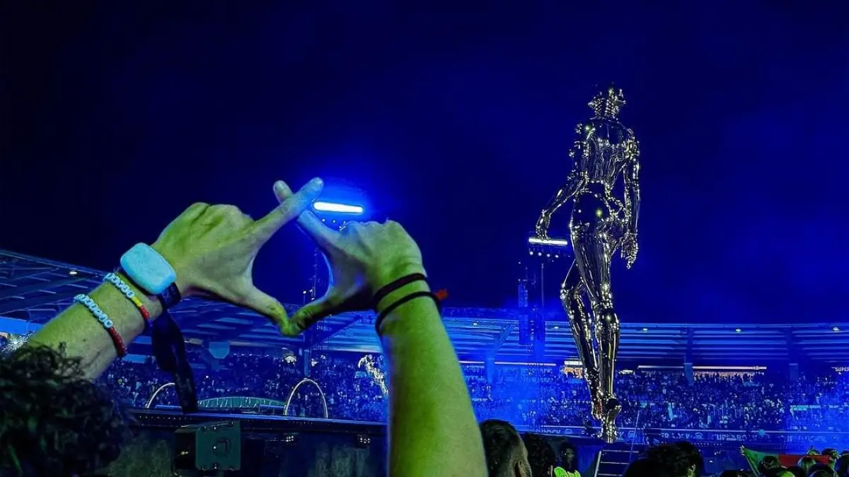 Konser The Weeknd di Jakarta Internasional&nbsp; Stadium Tangakapan Layar (Instagram @/theweekndconcept)