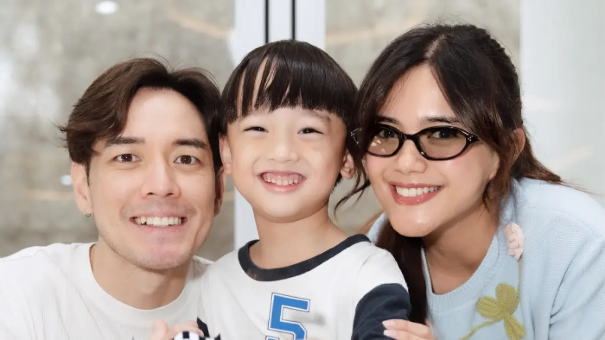 Audi Marrisa, Anthony Xie, dan Anzel Maverick Xie (Instagram @audimarissa)