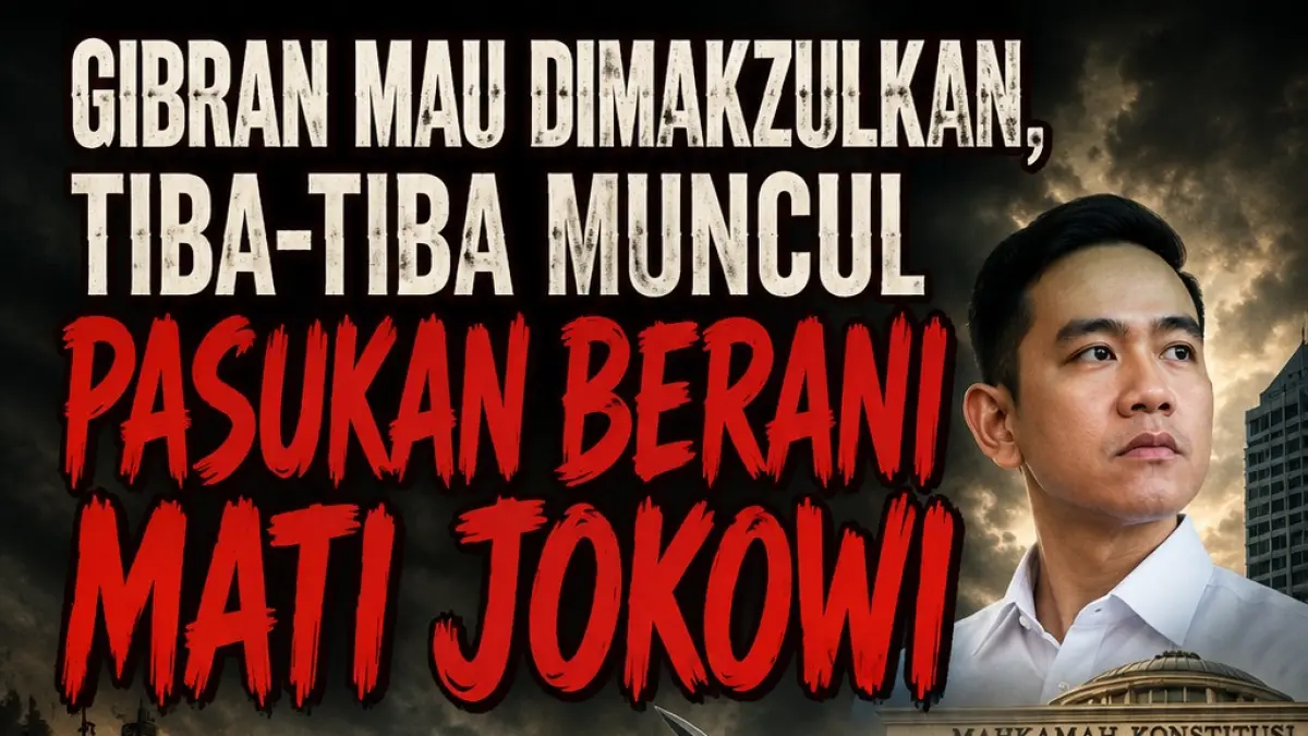 Ilustrasi tentang Gibran dan pasukan BeLa Jokowi. (Rosadi Jamani/ai)