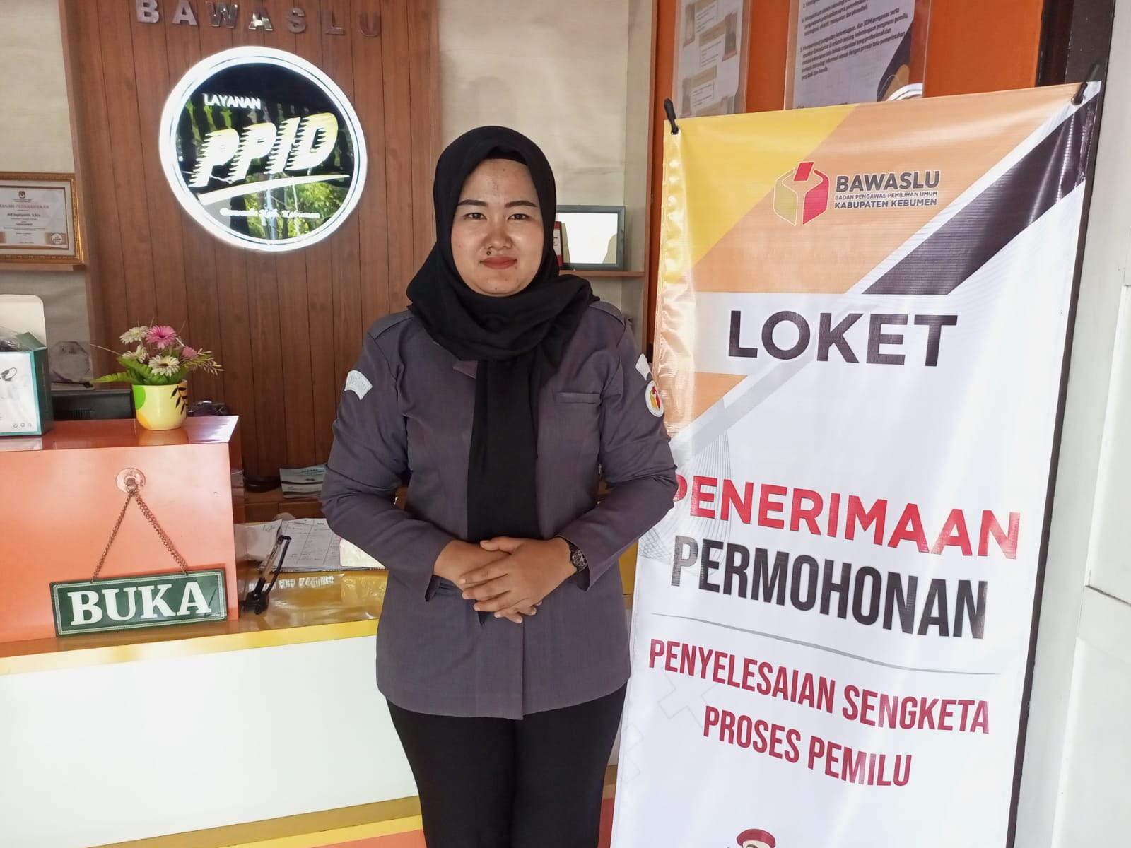 Koordinator Divisi Hukum dan Penyelesaian Sengketa Bawaslu Kebumen Eka Rohmawati. (M HAFIED/RADAR JOGJA)