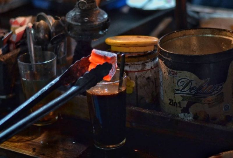 ilustrasi kopi arang unik. (WisataPedi)