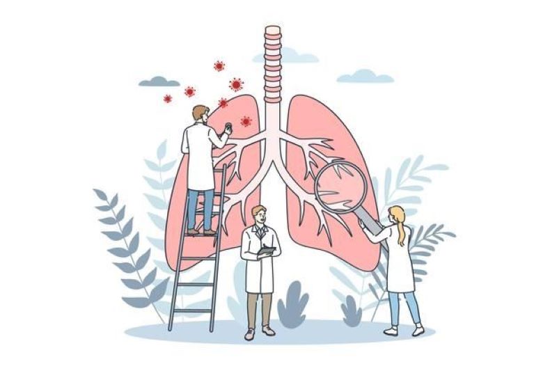 Ilustrasi penyakit TBC. (Freepik.com)