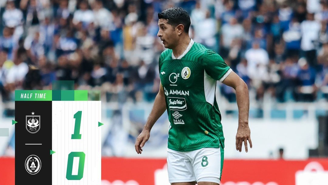 SATU GOL: PSS Sleman tertinggal dari PSIS Semarang. (Dok PSS)