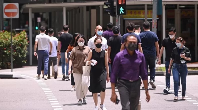lonjakan covid 19 di Singapura sumber gambar jawapos.com
