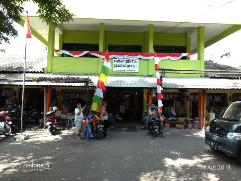 Pasar Sentul lima tahun lalu. (Google.com/penjaga hati)