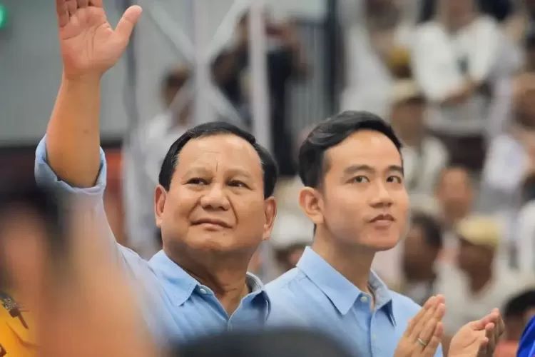Pasangan capres dan cawapres Prabowo Subianto dan Gibran Rakabuming.