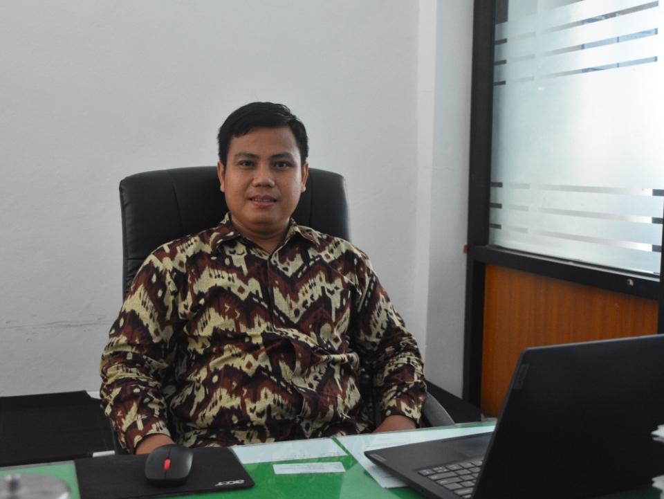 Divisi Sosialisasi, Pendidikan Pemilih, Partisipasi Masyarakat dan SDM KPU Kebumen Muhammad Sobir. (M HAFIED)