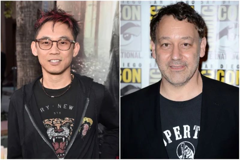 Australian Filmmaker James Wan dan Sutradara Amerika Serikat&nbsp;Sam Raimi. (Website/TheWrap)
