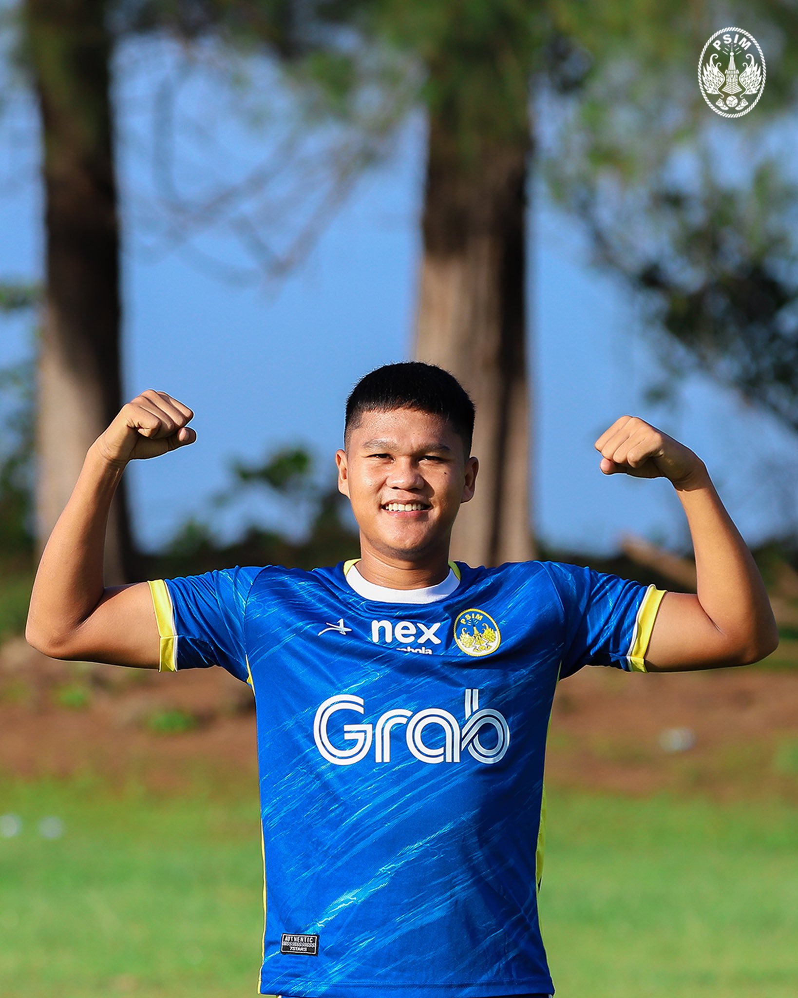 Pemain PSIM Jogja Fadhilah Akbar saat berlatih di Padang