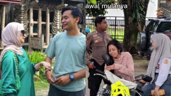 Gadis SMA berjodoh dengan polisi yang menilangnya dulu (TikTok)
