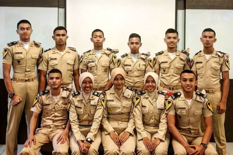 Taruna dan Taruni Sekolah Kedinasan Kemenhub.