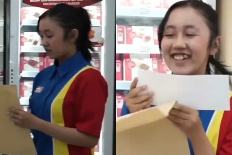 Vania karyawan minimarket viral karena fasih bahasa Jepang (IG/indomaret)