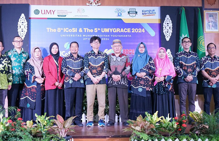 KOMPAK: Segenap civitas akademika UMY dalam gelaran konferensi internasional yang dilakukan sebagai komitmen untuk memaksimalkan peran teknologi demi keberlangsungan Sustainable Devel