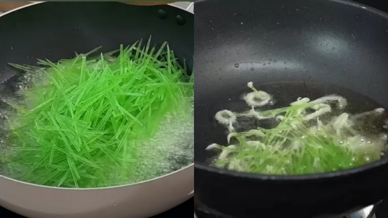 tampilan tusuk gigi tepung