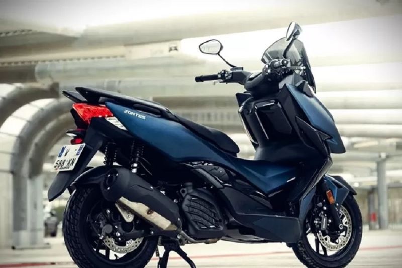 Zontest 125M resmi diluncurkan dengan desain ala skutik maxi yang sangat agresif dan sporty.
