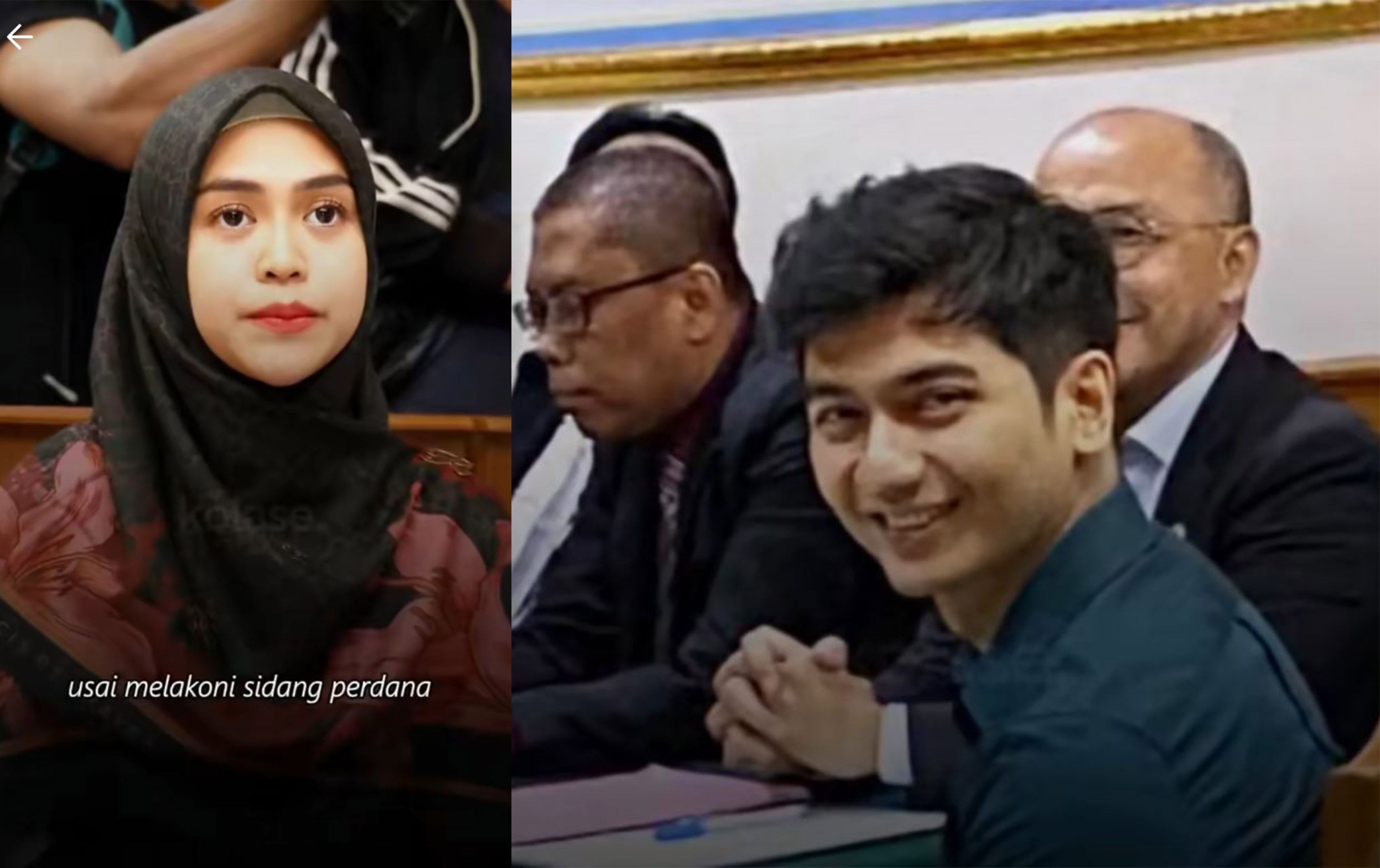 Ria Ricis dan Teuku Ryan saat datang ke sidang perdana perceraian di Pengadilan Agama.