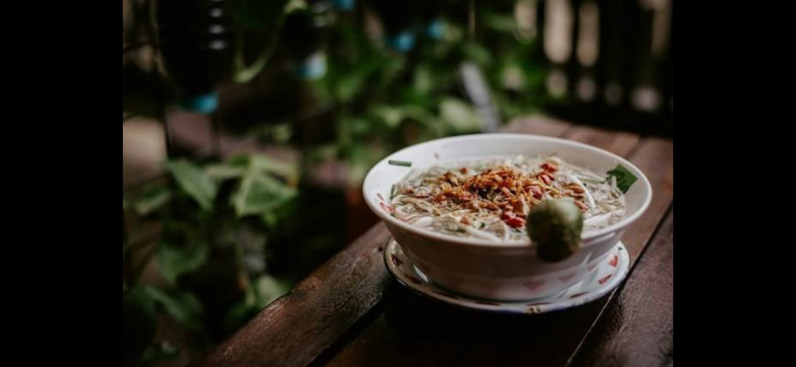 Gurihnya bubur bakar pak soleh