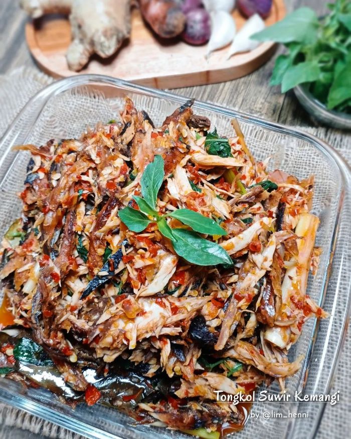 resep masakan rumahan Tongkol Suwir Kemangi yang bisa kalian coba