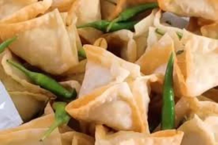 Olahan tahu putih pangsit yang sederhana