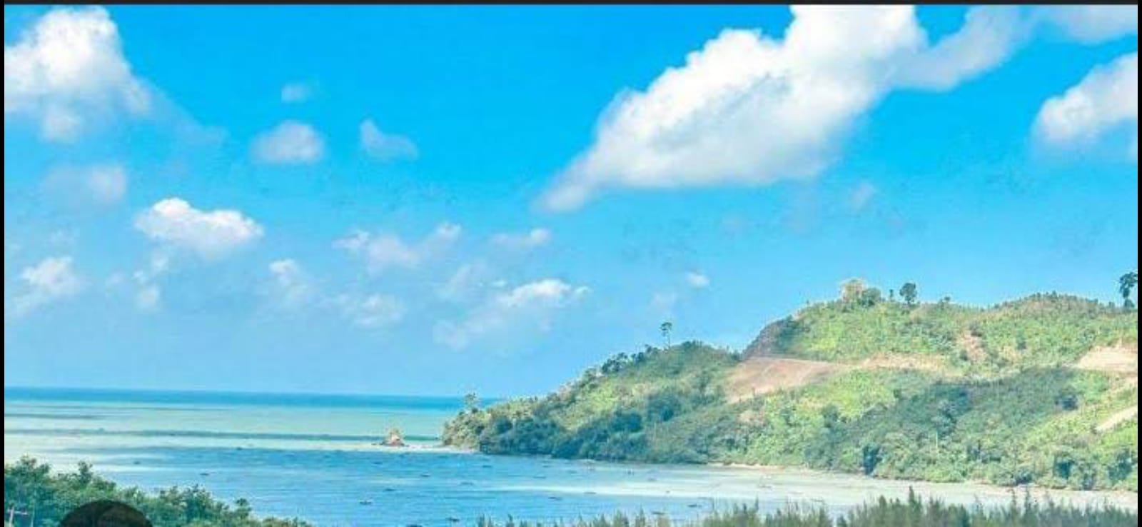Pantai Gemah yang berada di sekitar JLS Tulungagung