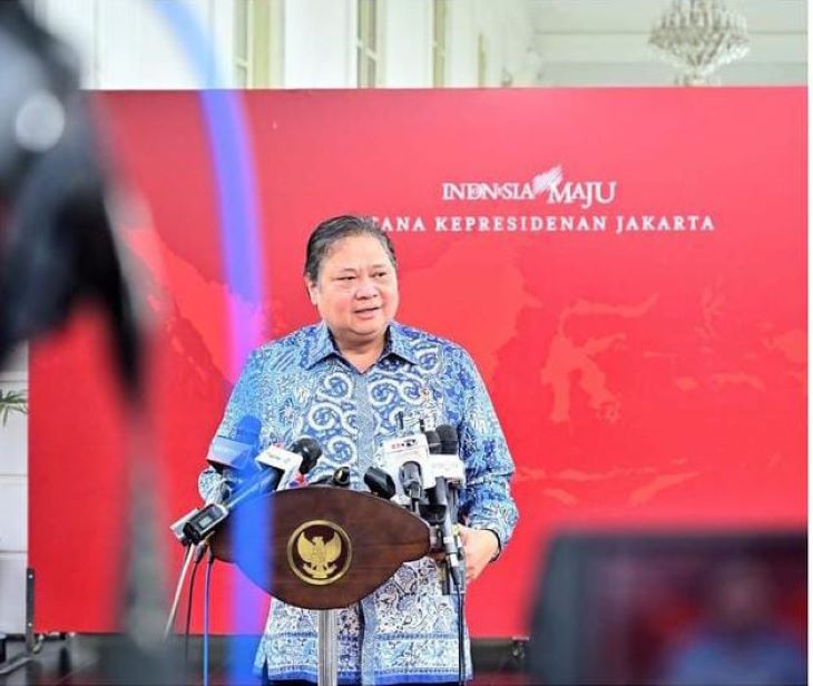 Menteri Koordinator bidang Perekonomian Airlangga Hartarto.