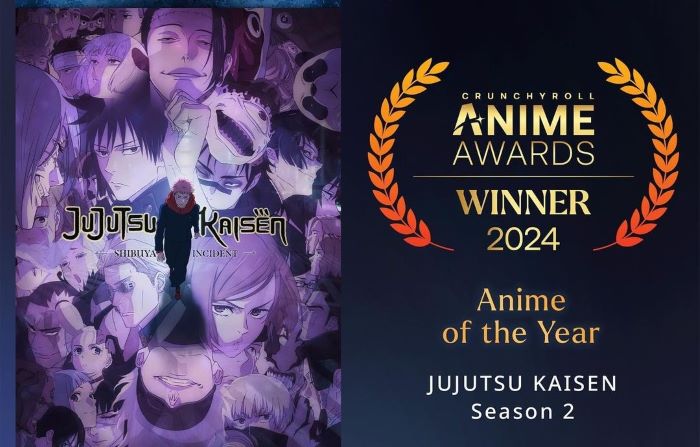 Jujutsu raih pengahrgaan Anime of the year di Anime Awards 2024