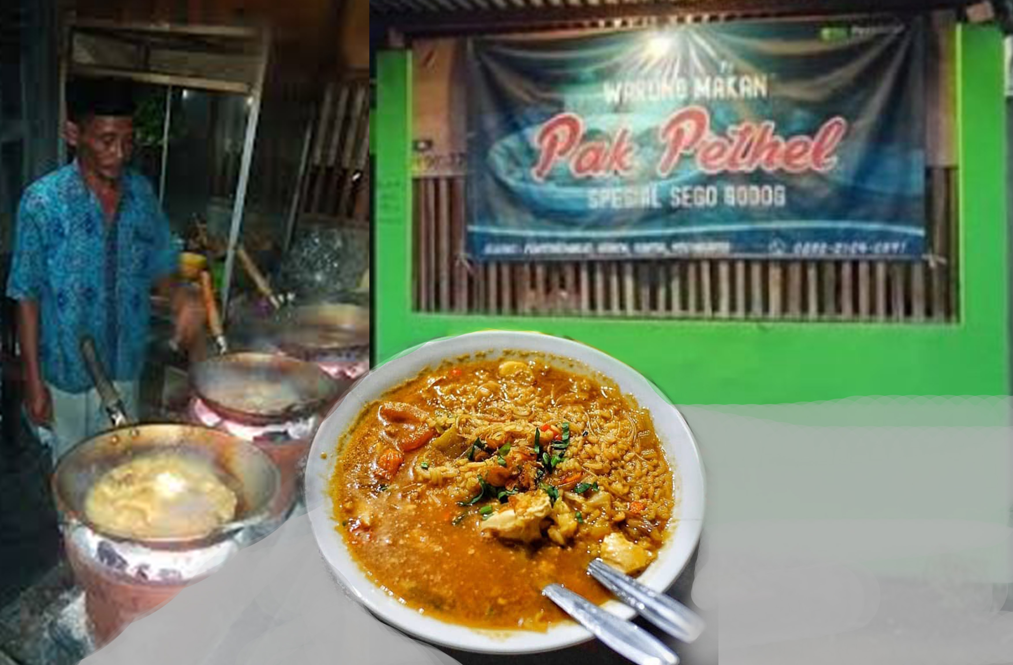 Warung makan Pak Pethel menyajikan kuliner khas
