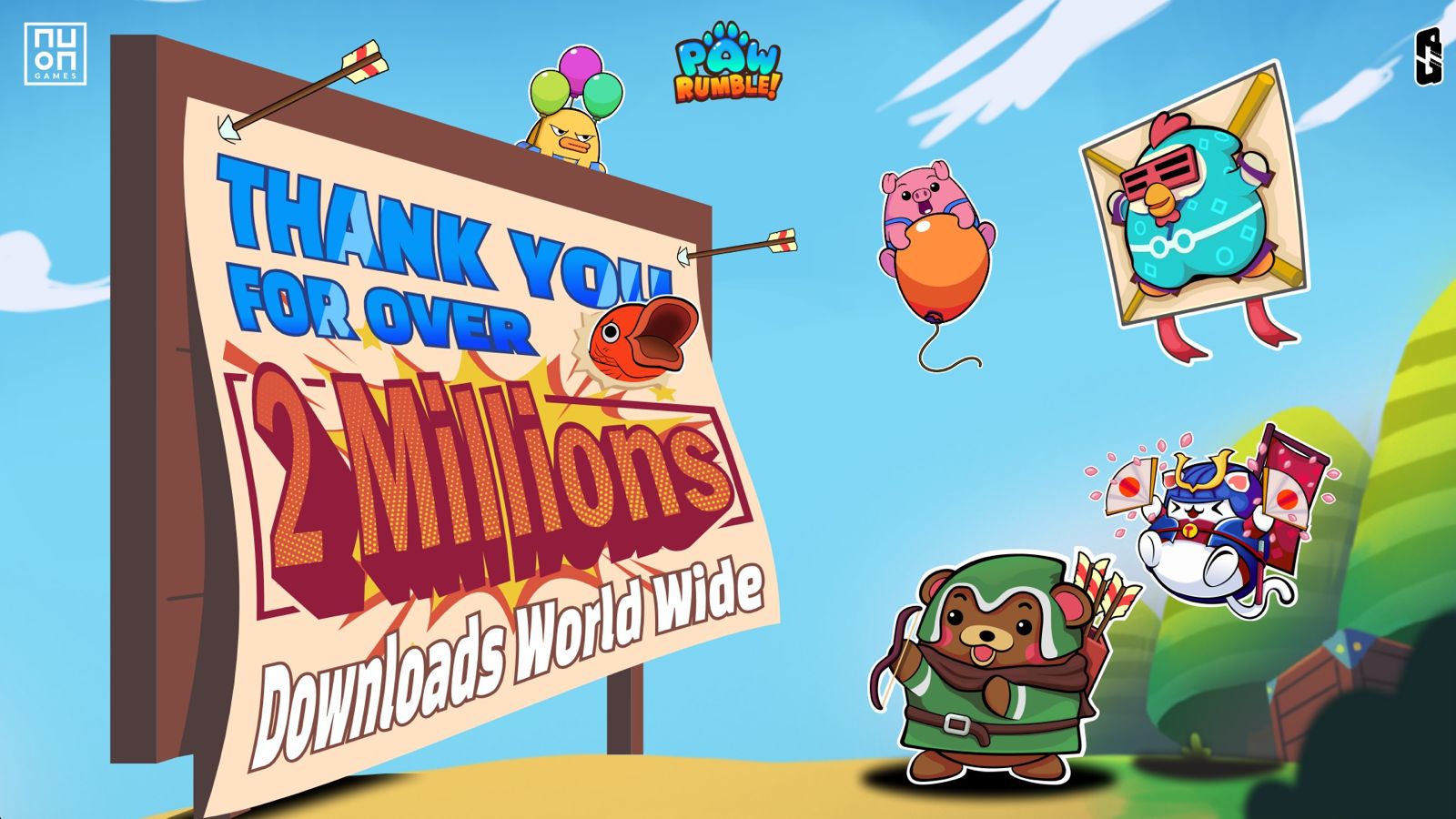 ntuk memperingati pencapaian Paw Rumble yang membanggakan ini, user bisa mendapatkan skin Carpy Magic Kingdom dengan cara redeem code "2MWorldWide" di in-app item game Paw Rumble. Download Paw Rumble