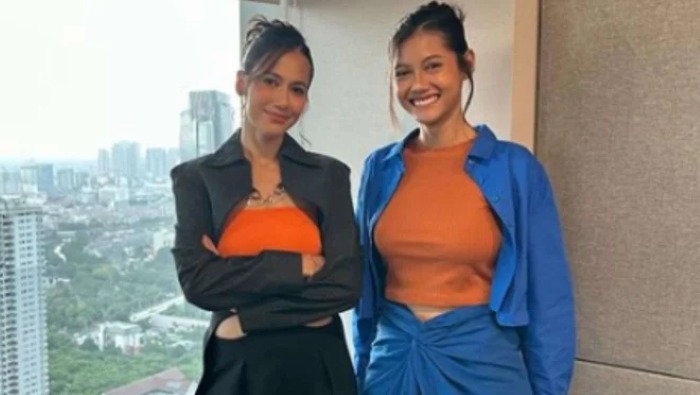 Potret Pevita Pearce dan Klaudia Krish saat bertemu