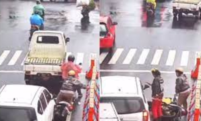 Viral Momen Anak Punk yang menolong Ibu-Ibu usai Ditabrak Pemobil, Bikin Simpatik Netizen