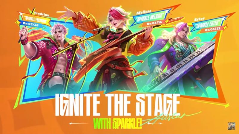 SPARKLE Hadir sebagai Grup Band yang akan Tampil di Mobile Legends.