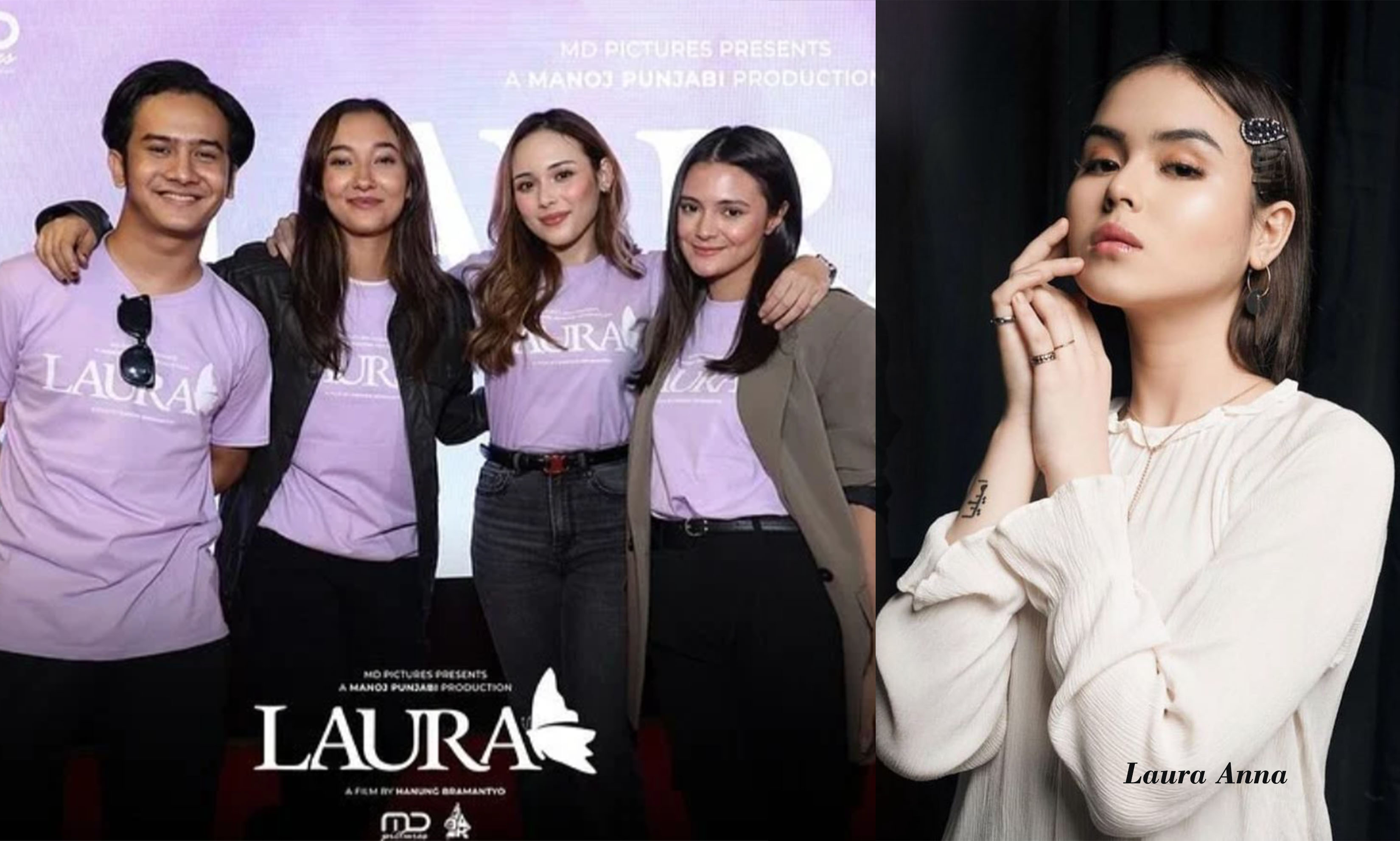 Pemeran Film Laura dan sosok Laura Anna.