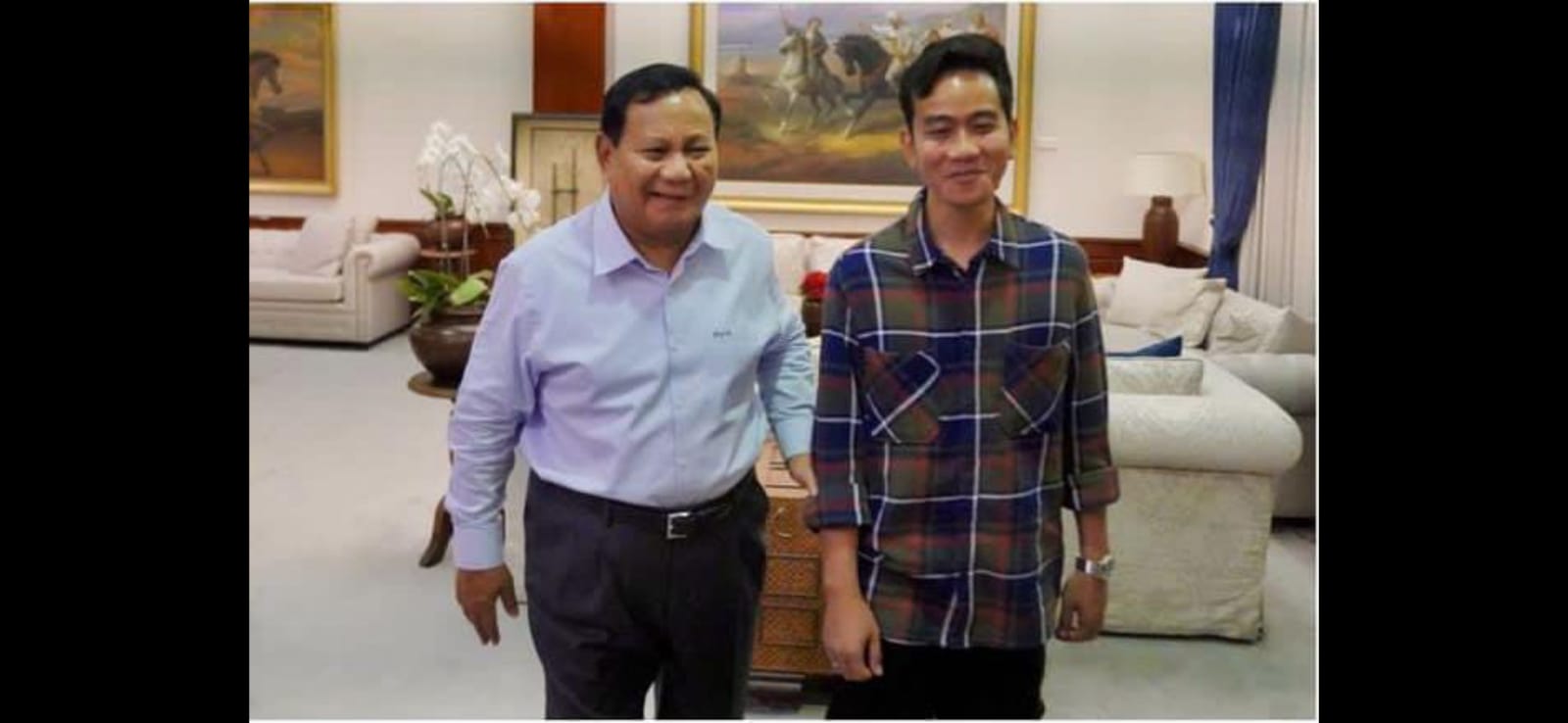 Paslon capres dan cawapres nomor urut 2 Prabowo Subianto dan Gibran Rakabuming Raka.
