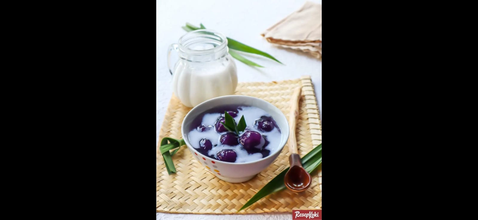 bubur candil ubi ungu yang gampang dibuat dan pastinnya enak rasanya.