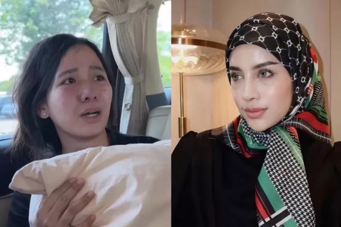 Bantahan Aghina Punjabi terkait tuduhan motif penganiayaan anaknya.