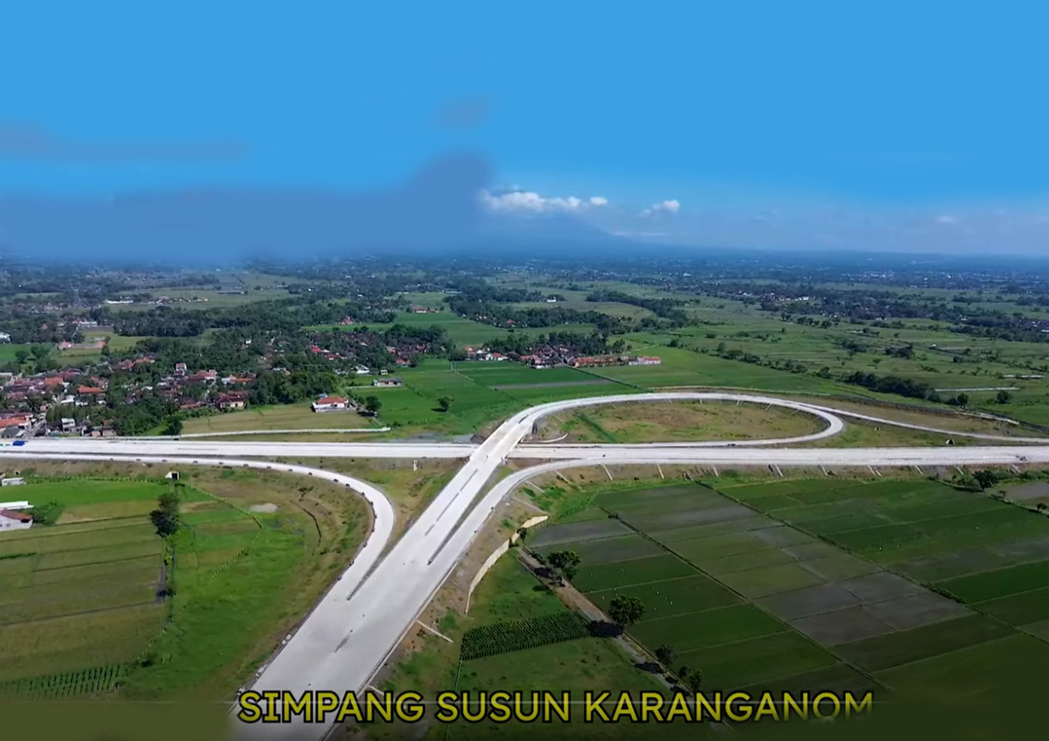 Tol fungsional Solo-Yogya yang dibuka hari ini.