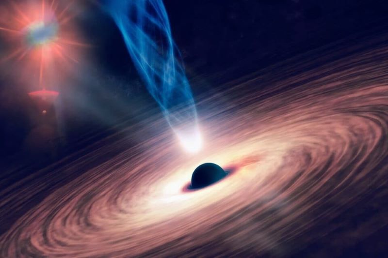 Ilustrasi lubang hitam &lsquo;The balck hole&rsquo; dari pusat galaksi Bima Sakti.