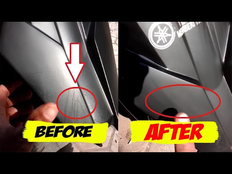 Menghilangkan baret motor paling ampuh.