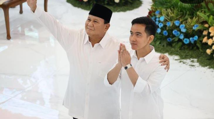 Presiden dan Wakil Presiden terpilih periode 2024-2029, Prabowo Subianto dan Gibran Rakabuming Raka.