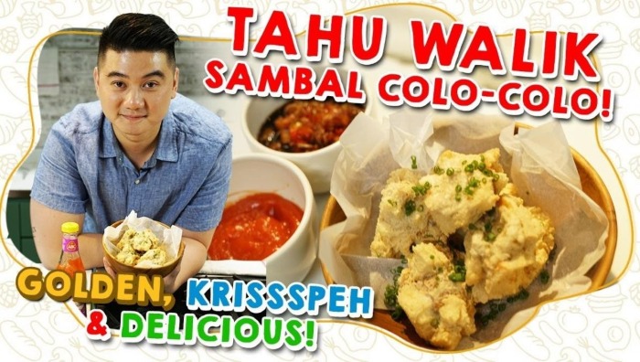 Tahu Walik Ayam dengan Sambal Colo-Colo ala Chef Arnold Poernomo.