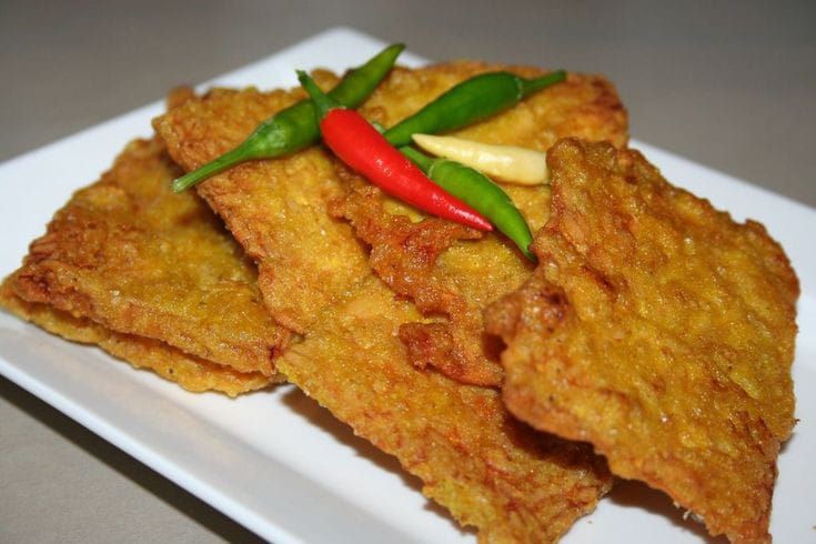 Ilustrasi tempe goreng.